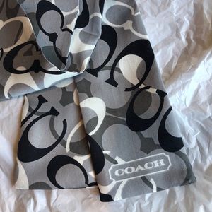Coach Accessories - Coach Silk Signature Scarf Coach Accessories - Coach Silk Signature Scarf